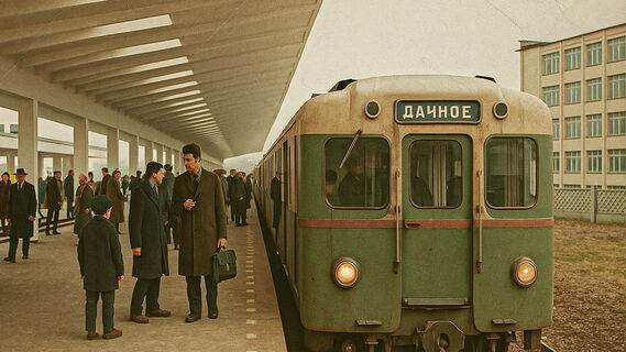 Станция, люди