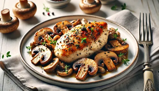 Куриная грудка с грибами: вкусный рецепт для тех, кто ценит легкие и полезные блюда