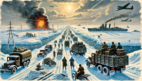 Дорога жизни блокадного Ленинграда