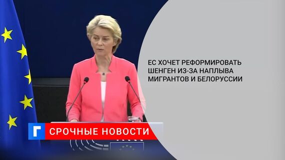 Глава Еврокомиссии заявила о намерении ЕС реформировать Шенген