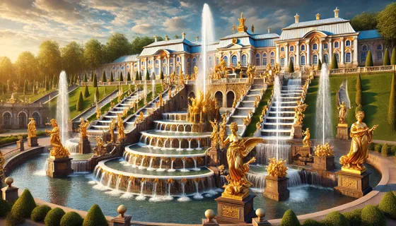 Фонтаны Петергофа, арт
