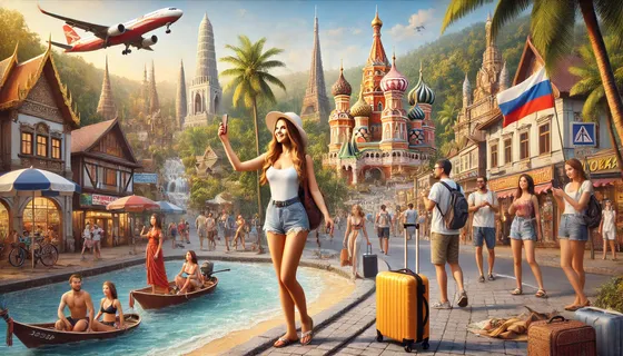 Русские туристы за границей