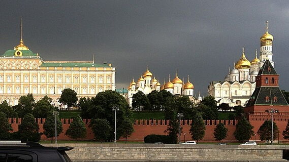 Москва, пасмурно