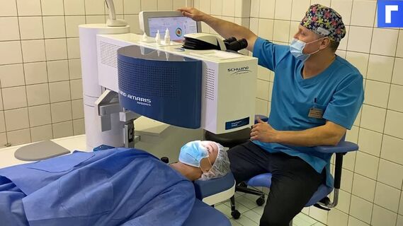 В Петербурге показали новейшее оборудование, улучшающее зрение за «считаные секунды»