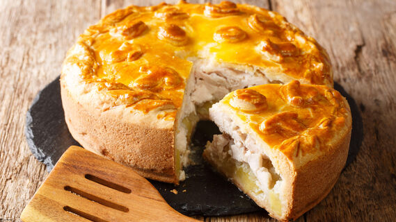 Быстрый рецепт заливного курника