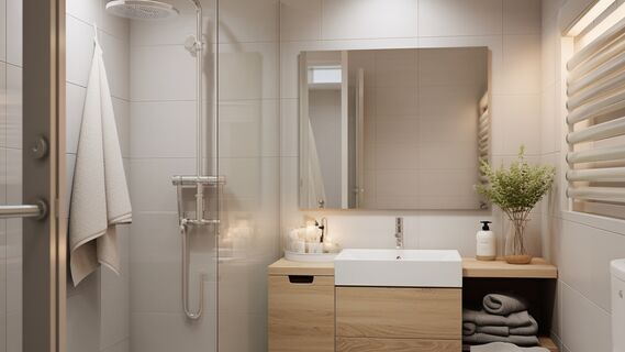 Как визуально сделать маленькую ванную более просторной: четыре главных правила