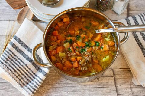 Суп густой и необыкновенно вкусный 