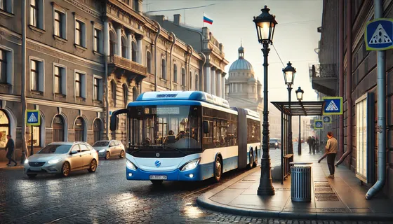 автобус в Петербурге