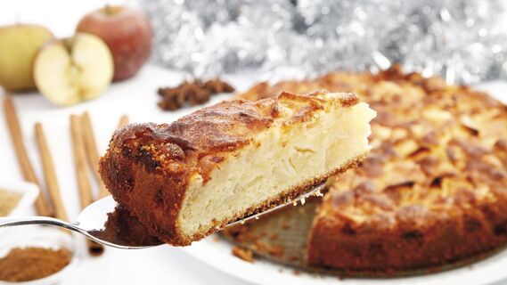 Рецепт шарлотки с зимним "характером"