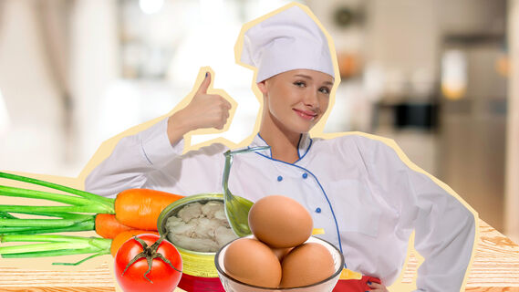 Закусочный торт из коржей и консервов