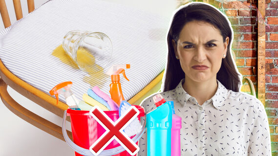 Как избавиться от въевшихся пятен на стуле