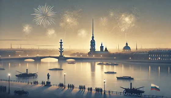 Санкт-Петербург с высоты. Арт.