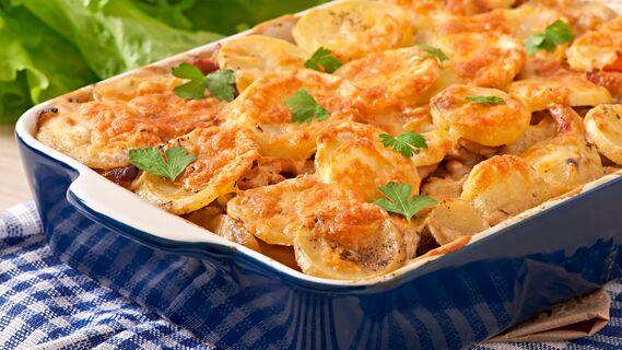 Рецепт нежной картофельной запеканки