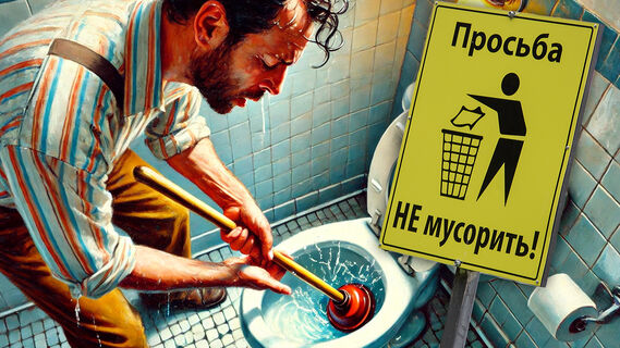 С канализацией шутки плохи: что точно нельзя сливать в унитаз, если не хотите потом ловить воду с полов