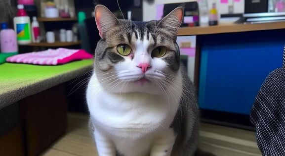 Арт на тему кошка