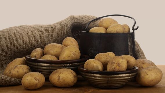 Сырой картофель 