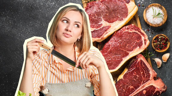 Как нарезать жесткий кусок мяса
