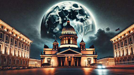 Черная луна над Петербургом