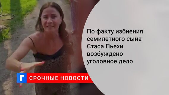 По факту избиения семилетного сына Стаса Пьехи возбуждено уголовное дело