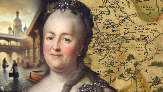 Екатерина Великая, карта