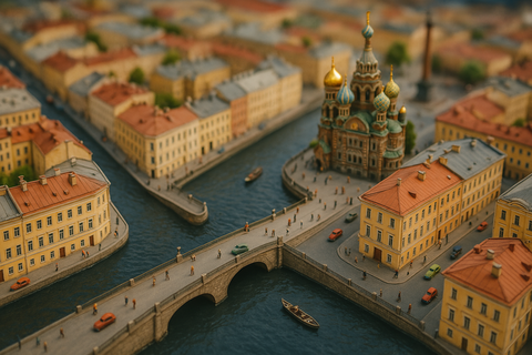 Санкт-Петребург, река, мост