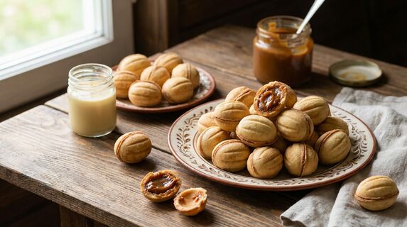 Орешки со сгущенкой из детства: готовлю как раньше — и вкус получается точь-в-точь как в СССР