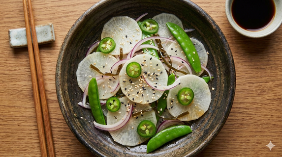 Один маринад — и обычная редька становится деликатесом: этот рецепт прямиком из японских ресторанов