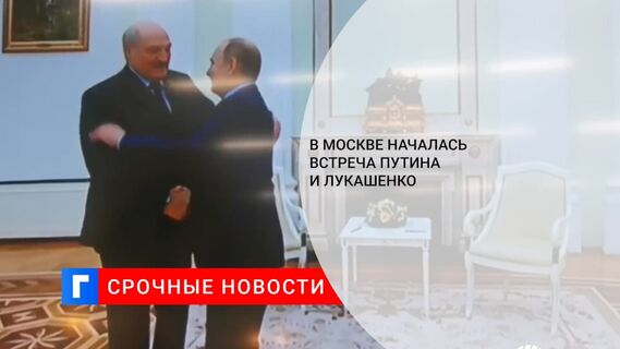 В Кремле начались переговоры Путина и Лукашенко