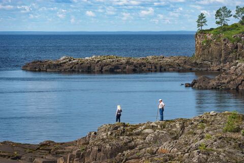 озеро, берег, вода