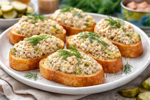 Эти бутерброды исчезают быстрее, чем их готовят: простой рецепт из банки тунца