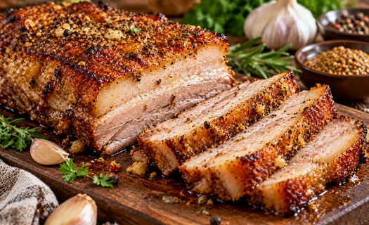 Вкуснее дорогущей брауншвейгской колбасы: берем грудинку и запекаем так — для бутербродов и нарезки