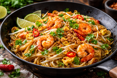 Попробовал Пад Тай в ресторане — теперь готовлю дома и выходит даже вкуснее: азиатская классика