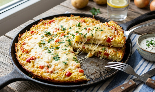 Ленивая лепёшка на сковороде: бюджетный ужин за 20 минут, который съедают до последнего кусочка