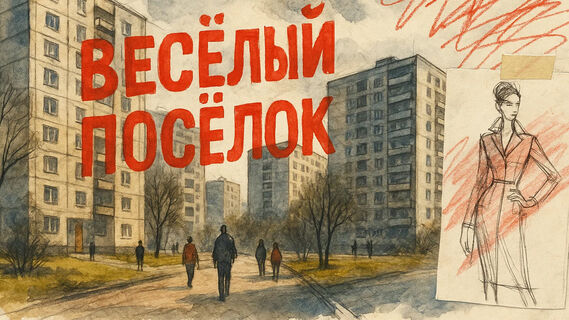 Поселок, люди