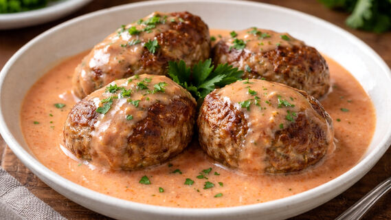 Подлива, котлеты