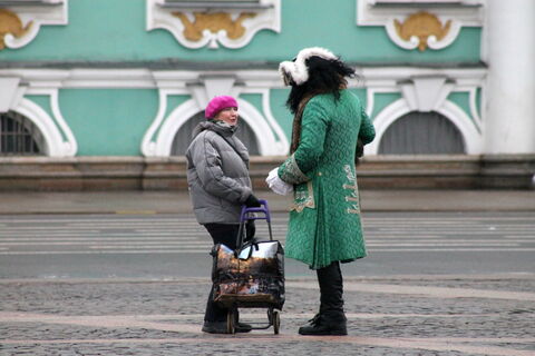 Петр Первый на Дворцовой и мошенники