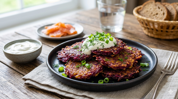 Драники теперь готовлю только из свёклы — забываю о картофельных: этот вариант круче и проще