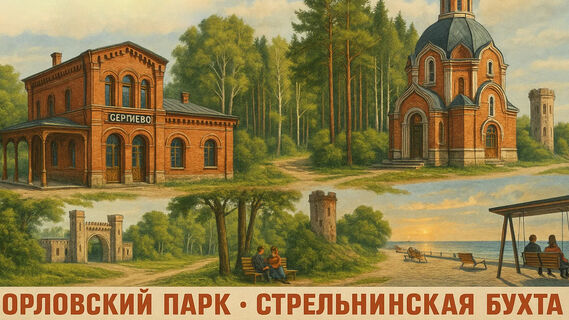 Шунгеровский заказник, Орловский парк и Стрельнинская бухта