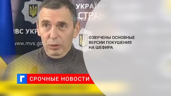 Глава Нацполиции Украины Клименко: есть три версии покушения на советника Зеленского