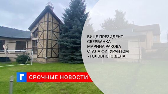 Вице-президент Сбербанка Марина Ракова стала фигурантом уголовного дела 