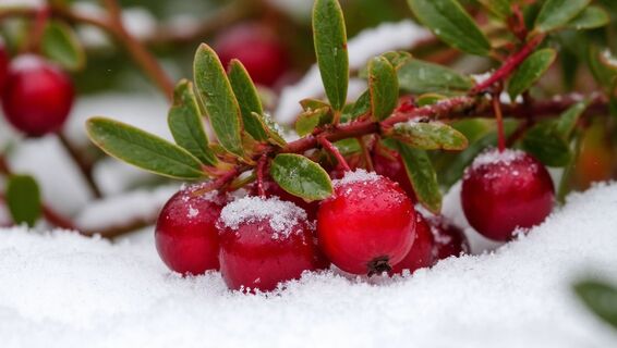 25 литров витаминов из-под снега: петербуржцы открыли сезон прошлогодней клюквы