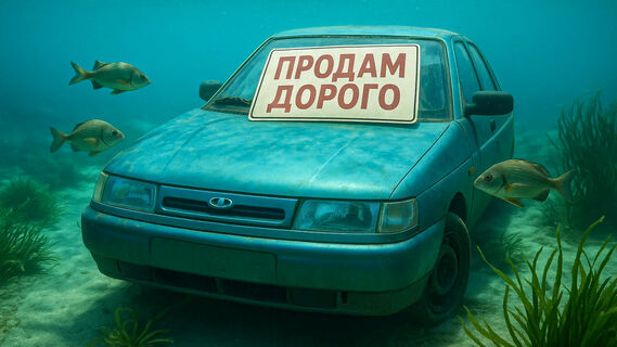 автомобиль утопленник