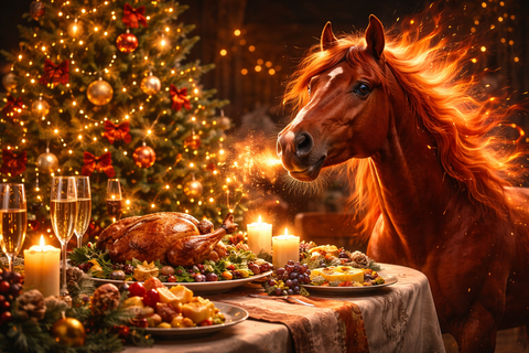 Огненная Красная Лошадь