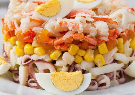 Салат "Морской" готовлю каждое 8 марта: Девочки просто пищат от счастья