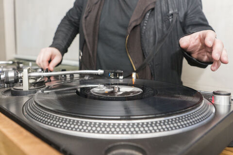 пластинка, диджей