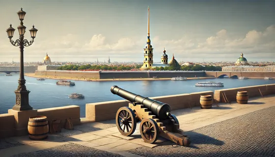 Пушка в Санкт-Петербурге