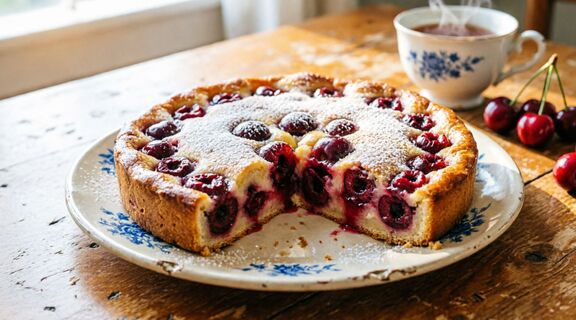 Пирог с вишней за 2 минуты: готовится проще простого – а результат такой, что пальчики оближешь