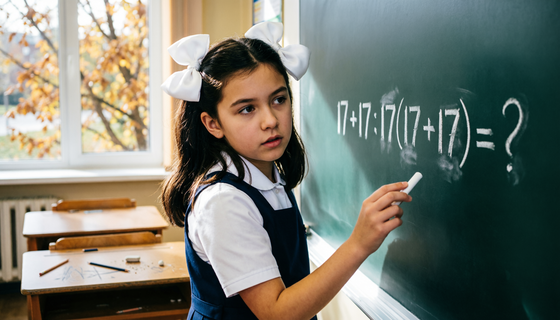 Математический челлендж: решите пример 17 + 17 : 17(17 + 17) = ?