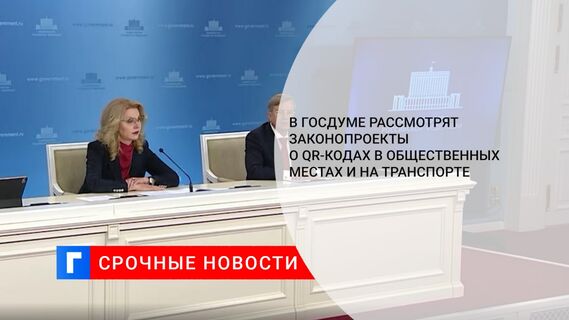 В Госдуме рассмотрят законопроекты о QR-кодах в общественных местах и на транспорте