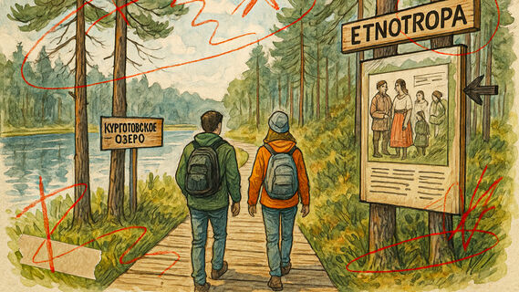 80 тысяч упаковок от Viola превратились в самую необычную тропу Ленобласти